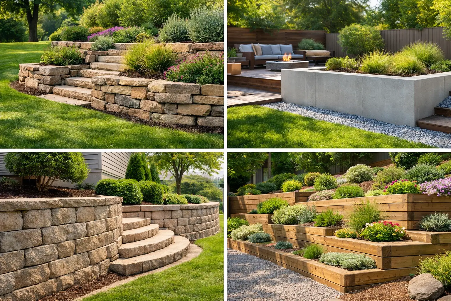 12 Residential Retaining Wall Ideas