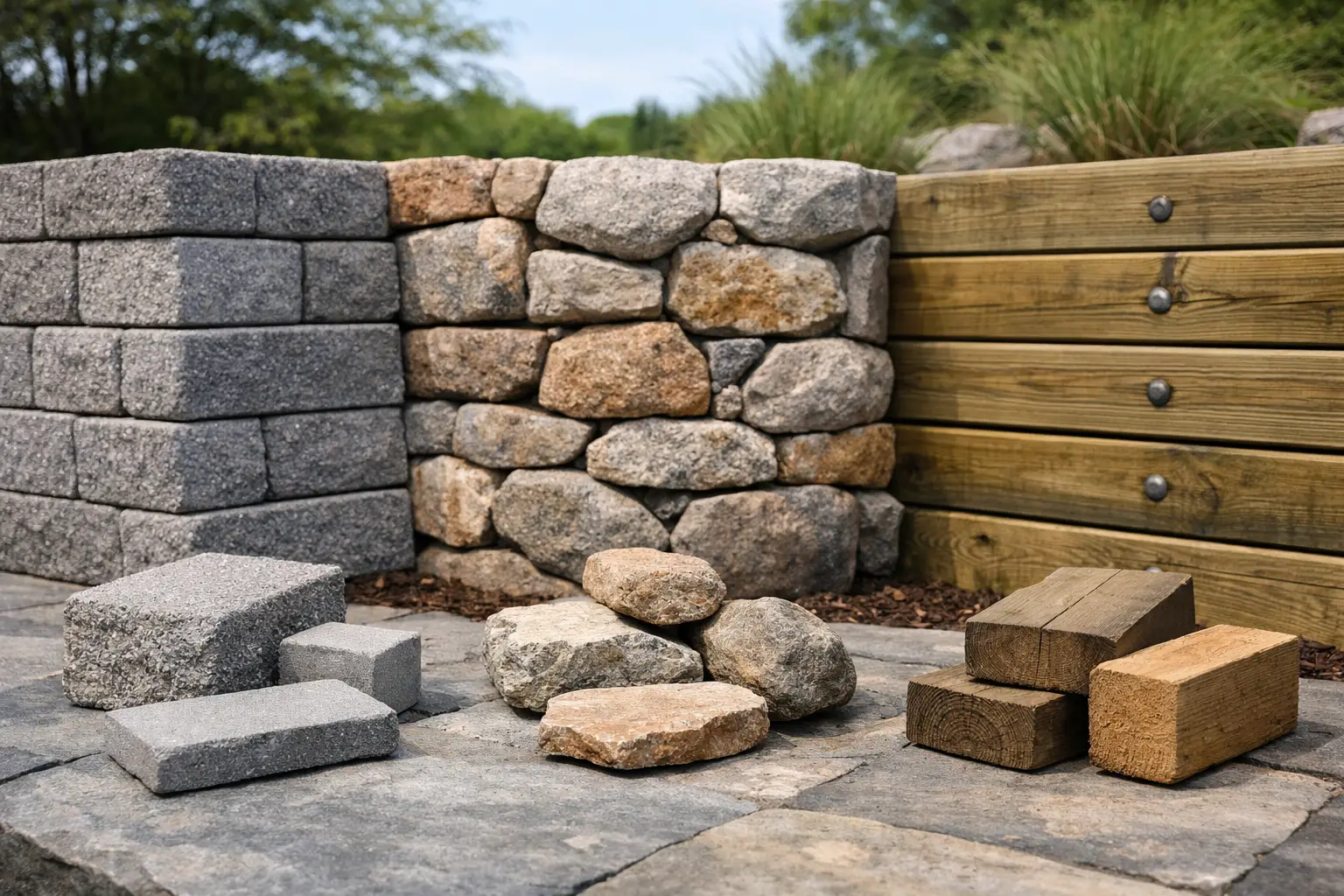 Best Retaining Wall Materials Compared