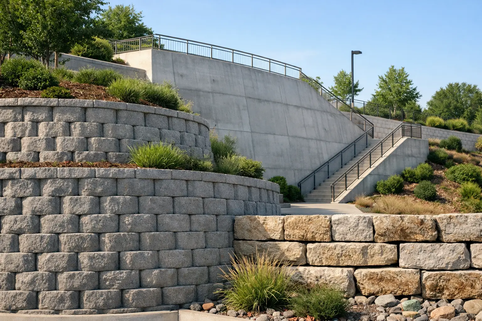 Choosing Commercial Retaining Wall Solutions