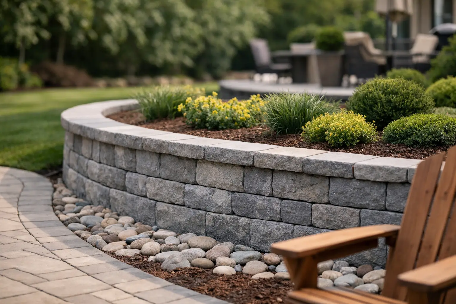 What Makes a Retaining Wall Low Maintenance?