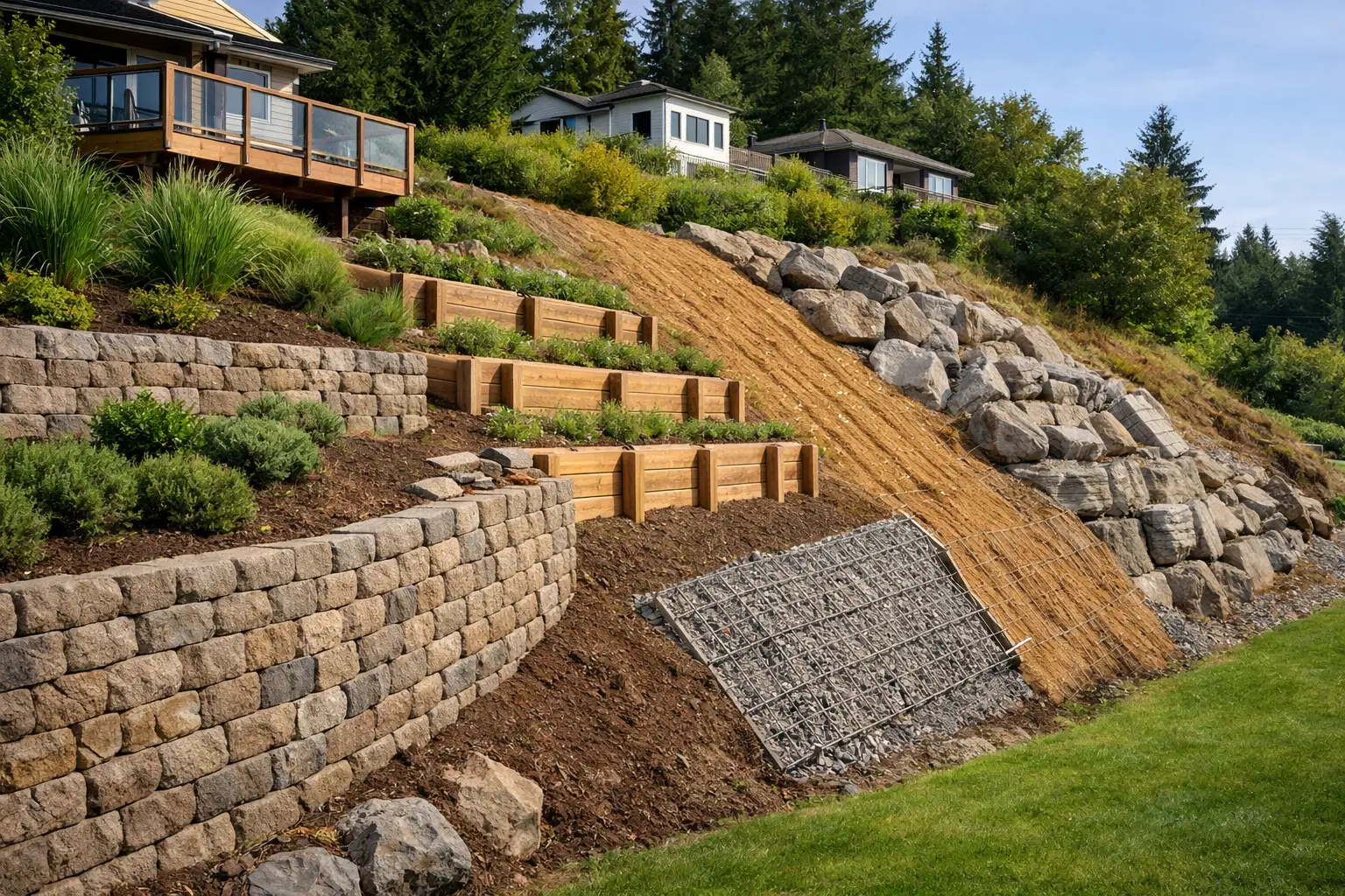Best Residential Slope Stabilization Options