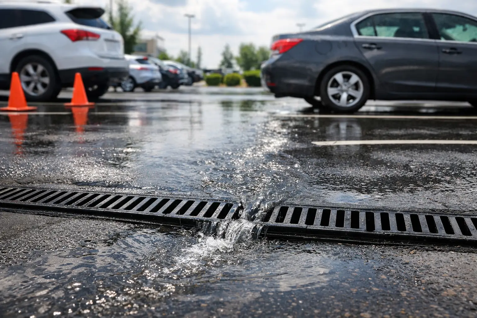 How to Improve Parking Lot Drainage