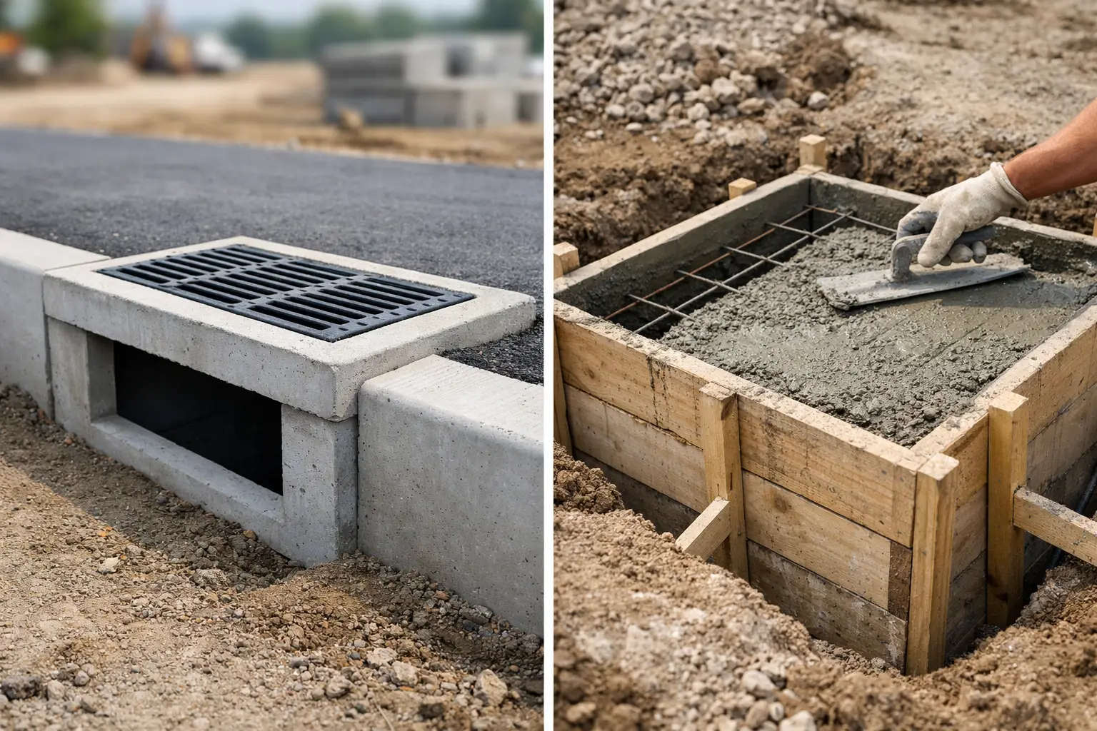 Precast Inlet Tops vs Cast in Place