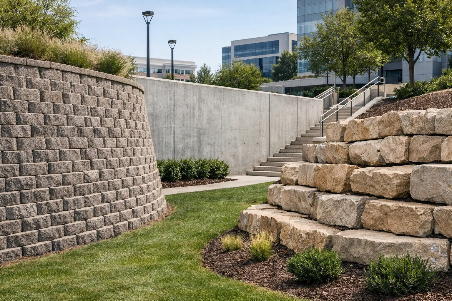 A Guide to Commercial Retaining Walls
