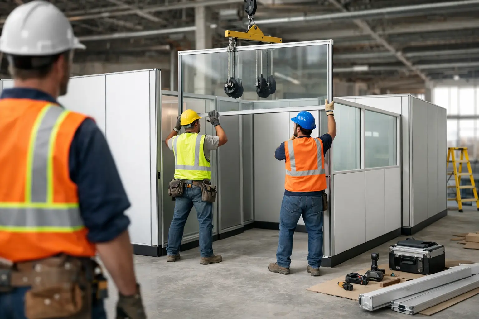 How Do Modular Walls Work on a Job Site?