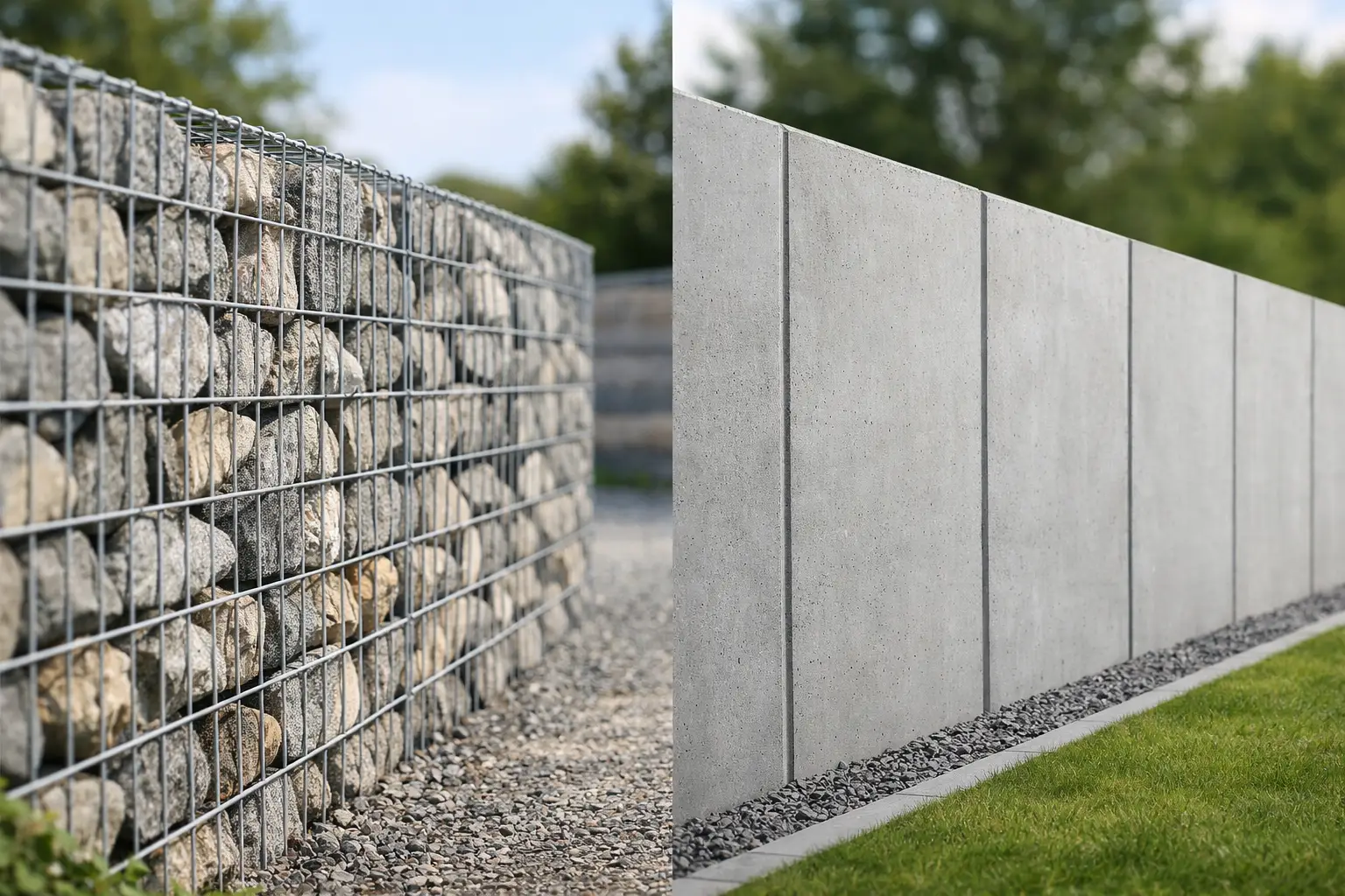 Gabion Baskets Versus Precast Walls Compared